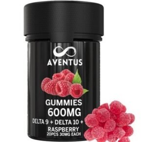 Delta 9 THC Raspberry Edible Gummies
