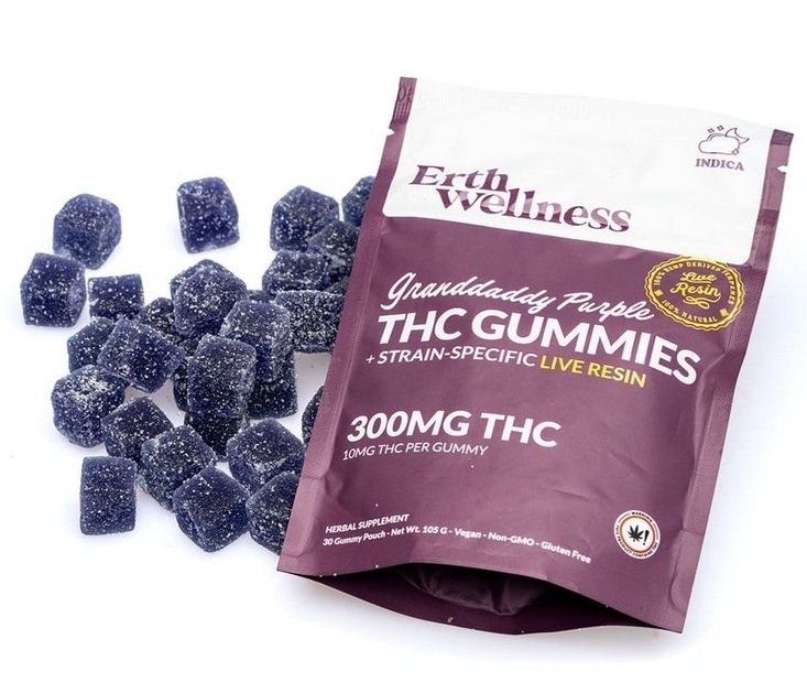 Erth Wellness THC Live Resin Gummies